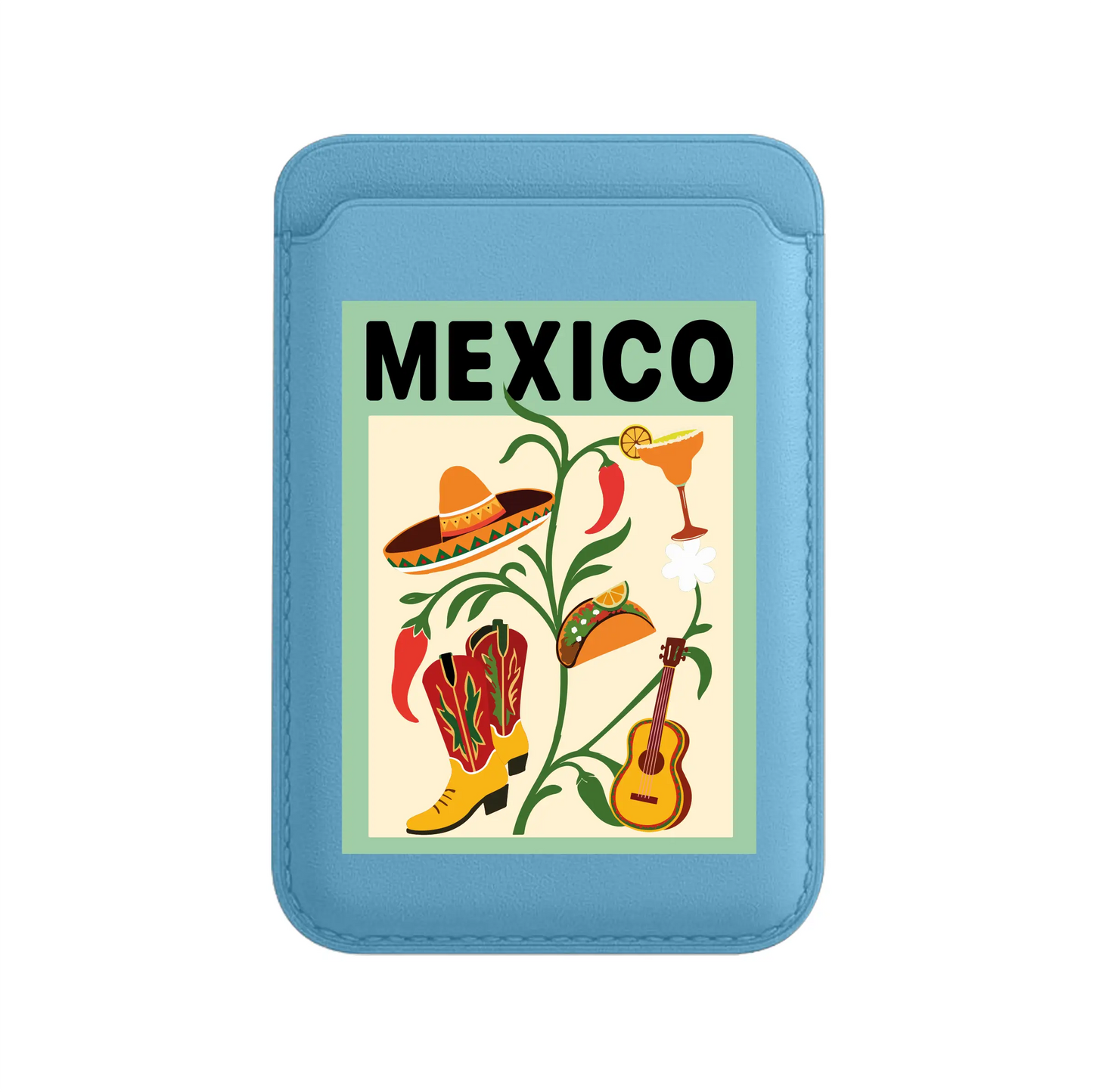 I AM MEXICAN-Leather Kartlık