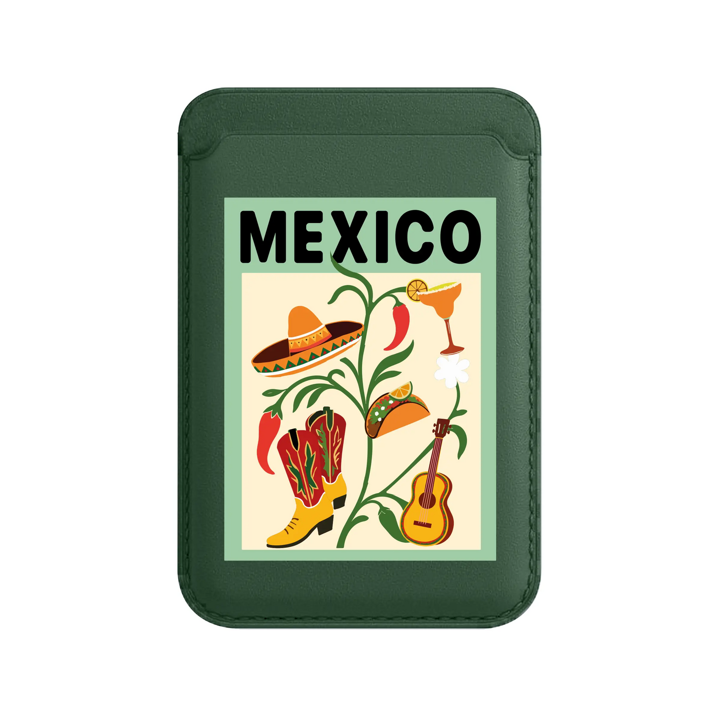 I AM MEXICAN-Leather Kartlık