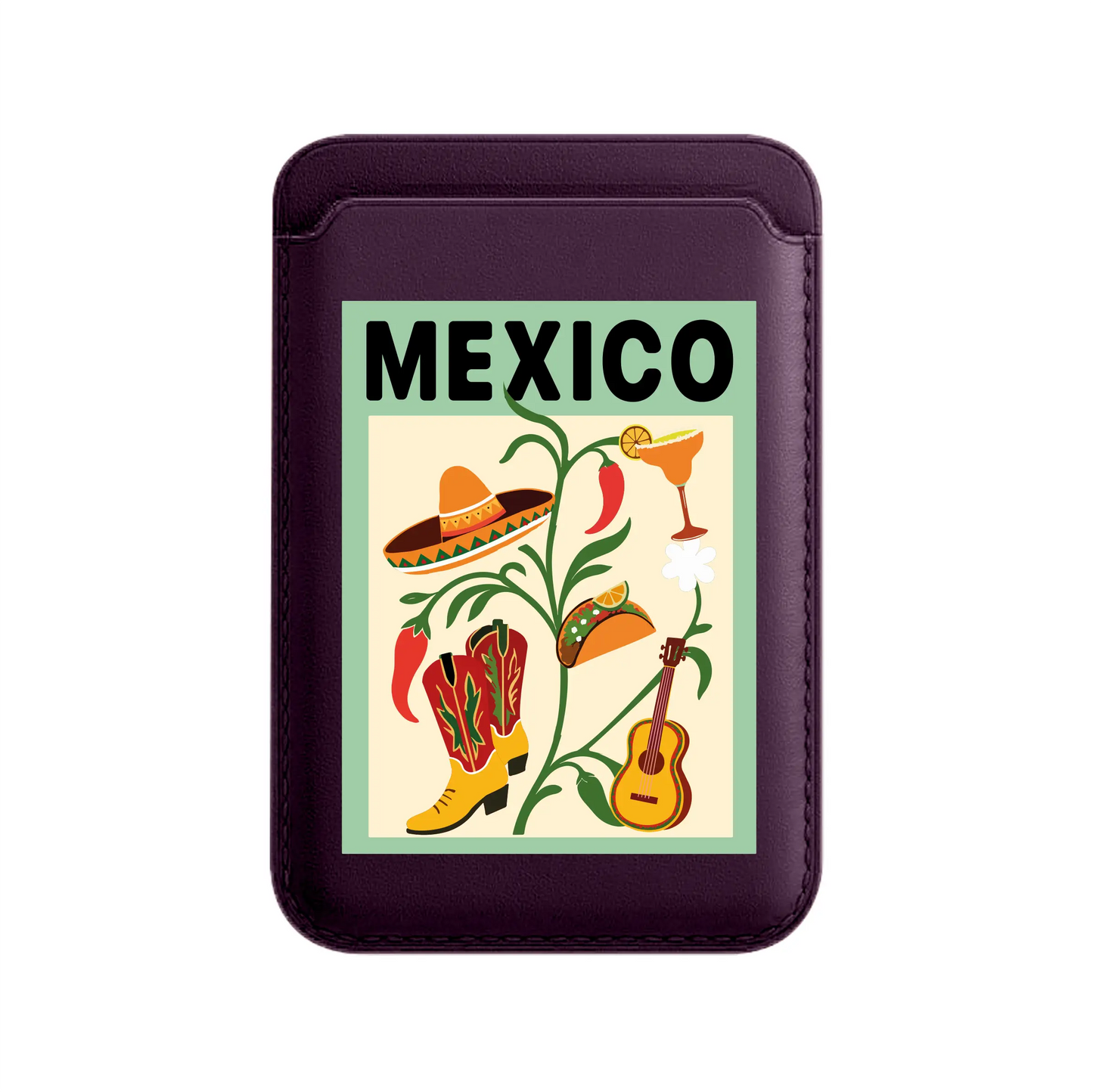 I AM MEXICAN-Leather Kartlık