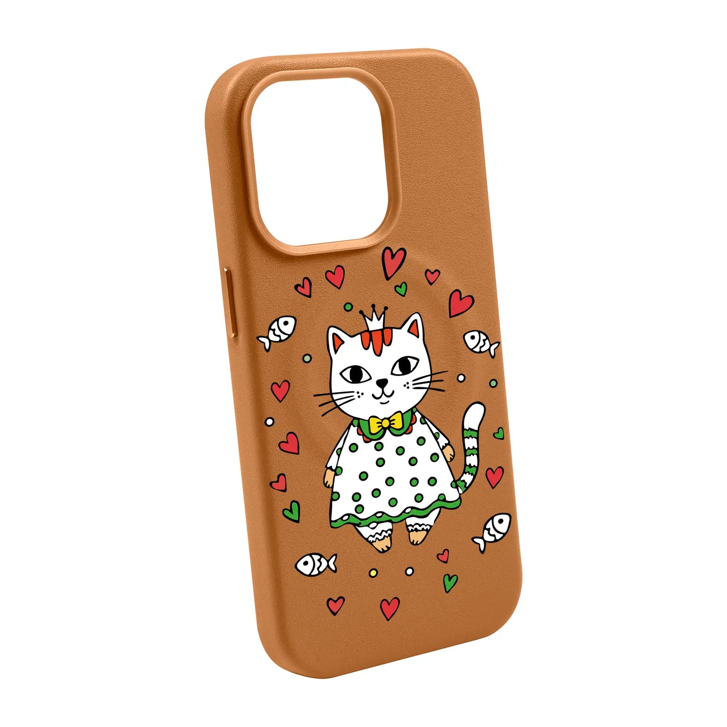 PRINCESS CAT-iPhone 14 Plus Leather Kılıf MagSafe Özellikli