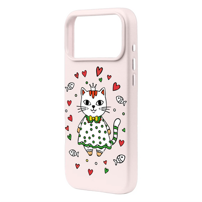 PRINCESS CAT-iPhone 17 Signature Leather Kılıf MagSafe Özellikli