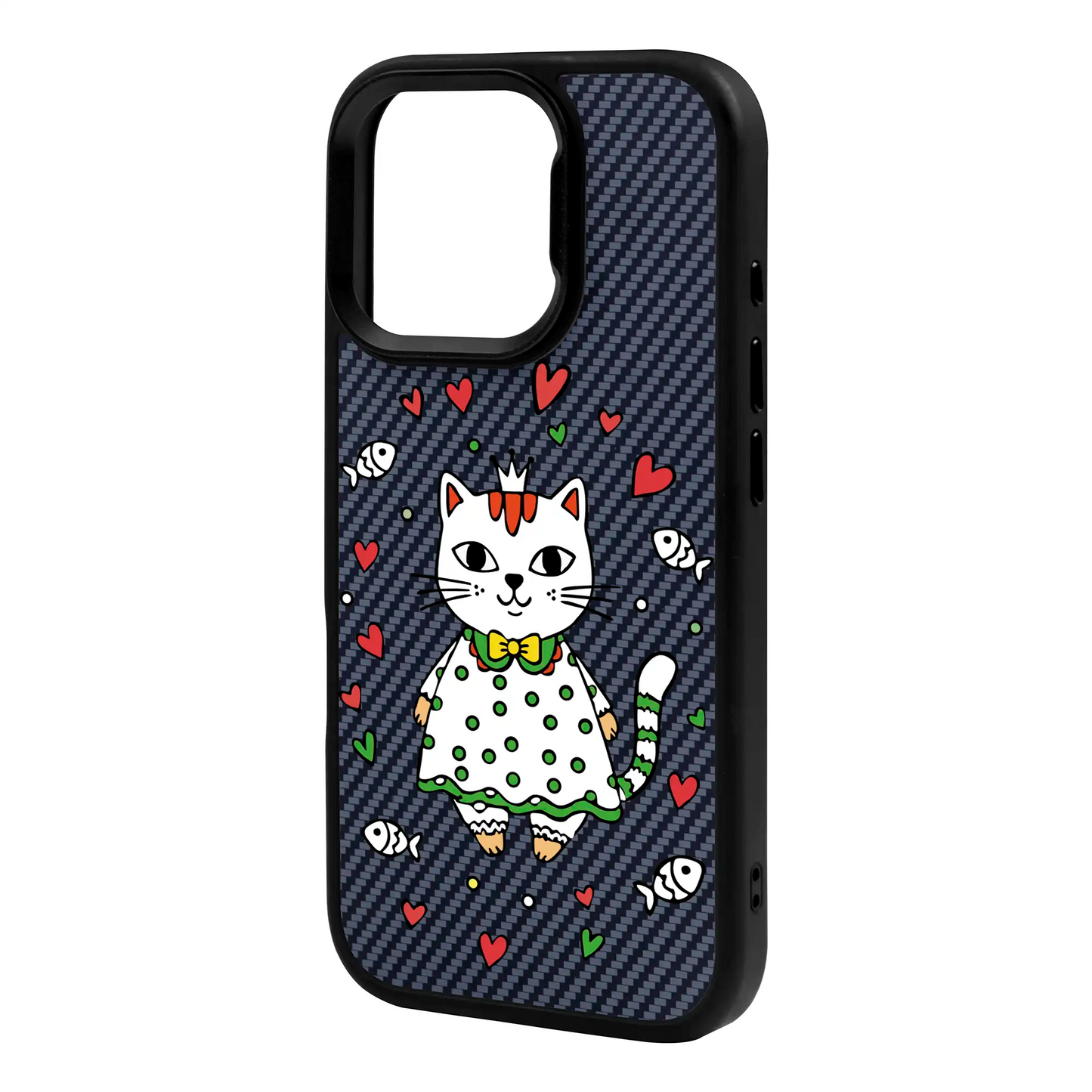 PRINCESS CAT-iPhone 16 Pro Max Plaid Kılıf MagSafe Özellikli