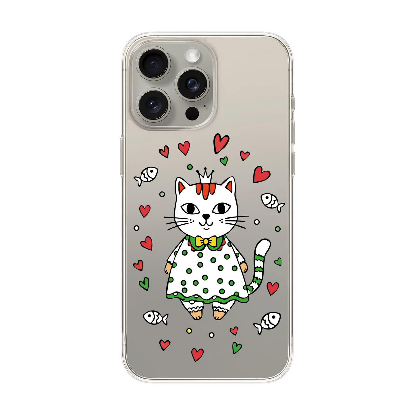 PRINCESS CAT-iPhone 12 Mini Solid Kılıf