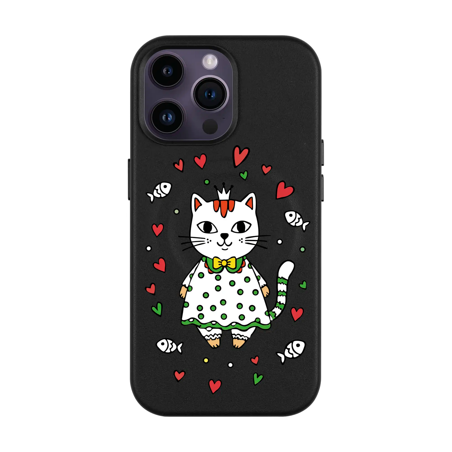 PRINCESS CAT-iPhone 11 Leather Kılıf MagSafe Özellikli