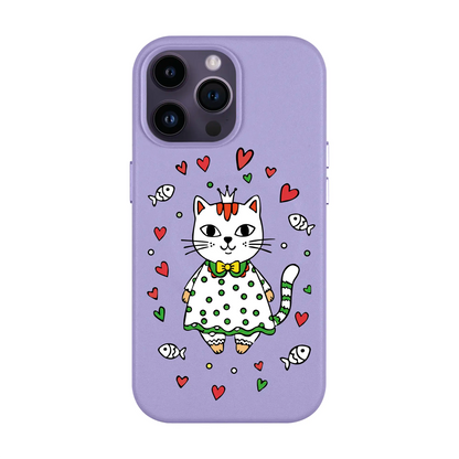PRINCESS CAT-iPhone 13 Leather Kılıf MagSafe Özellikli