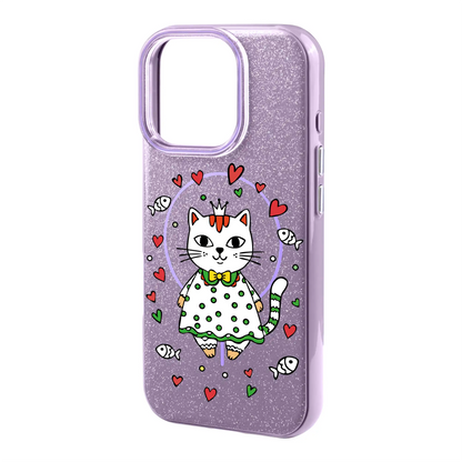 PRINCESS CAT-Radiant Kılıf MagSafe Özellikli - iPhone 16 Plus