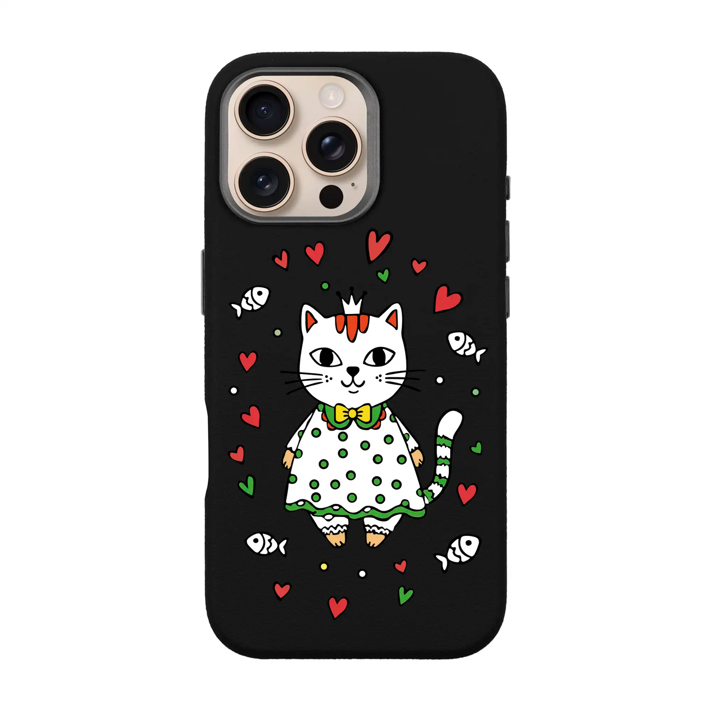 PRINCESS CAT-Leather Premium Kılıf MagSafe Özellikli - iPhone 15