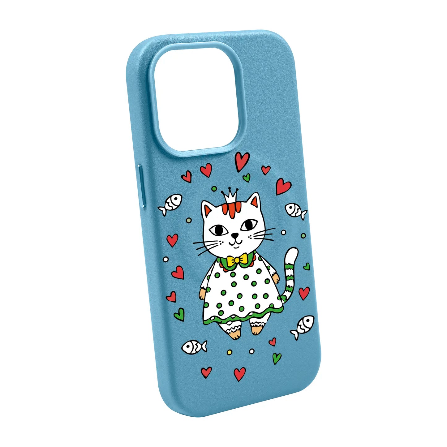 PRINCESS CAT-iPhone 14 Plus Leather Kılıf MagSafe Özellikli