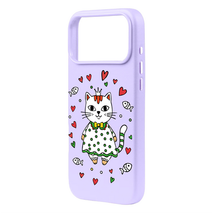 PRINCESS CAT-iPhone 17 Pro Signature Leather Kılıf MagSafe Özellikli