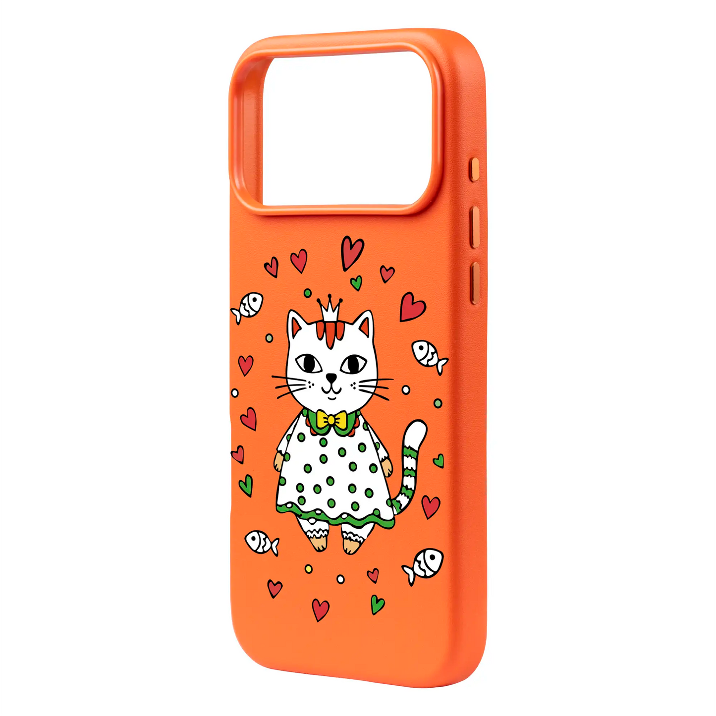 PRINCESS CAT-iPhone 17 Signature Leather Kılıf MagSafe Özellikli