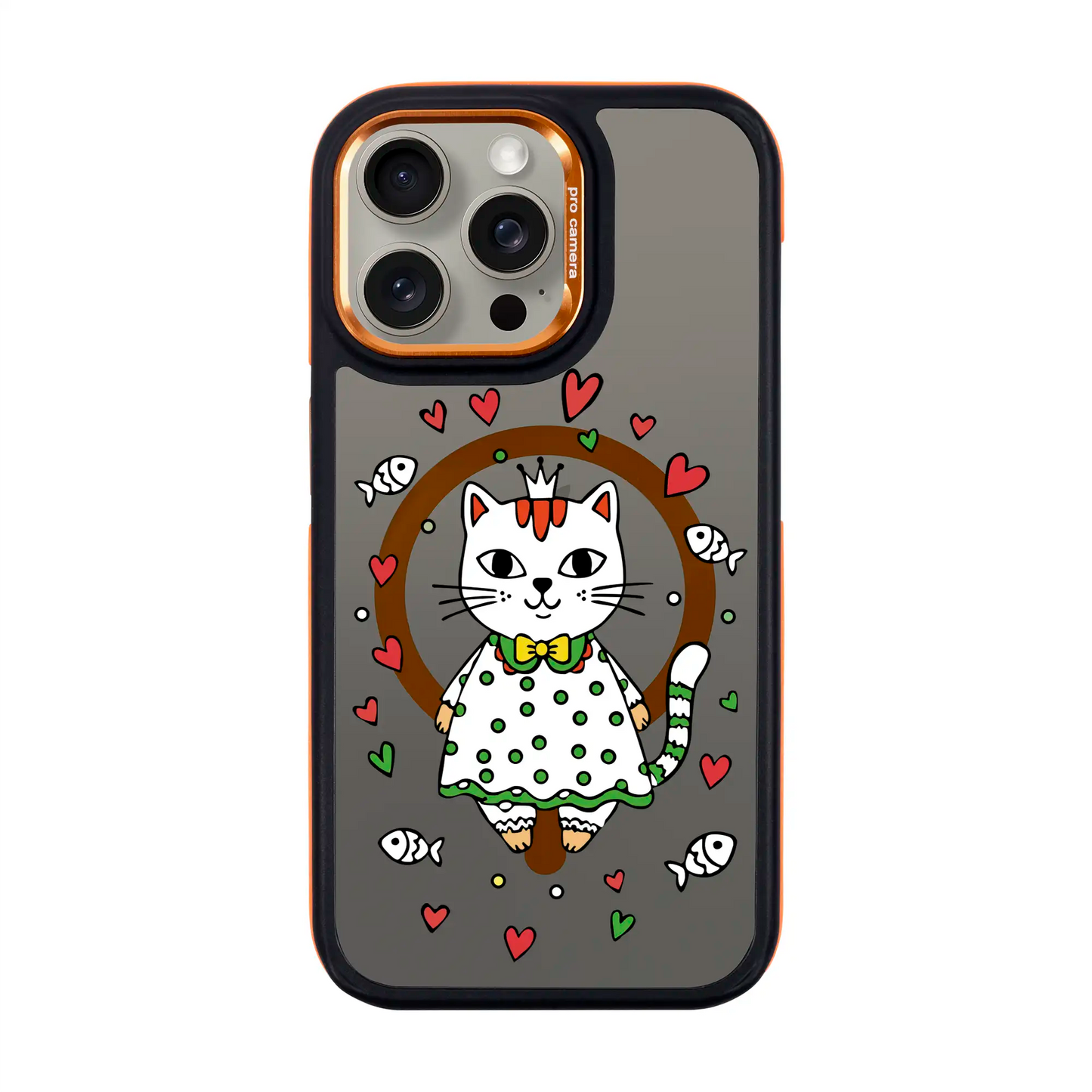 PRINCESS CAT-iPhone 14 Pro Max Dark Kılıf MagSafe Özellikli