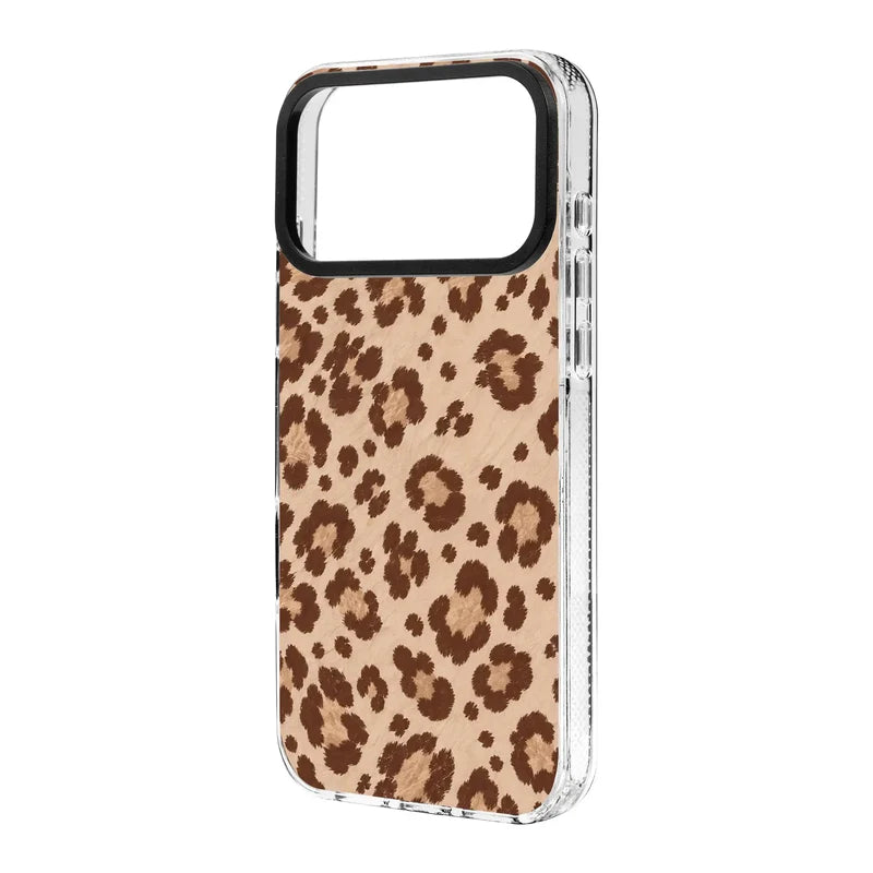 VANILLA LEOPARD-Clear Kılıf MagSafe Özellikli - iPhone 18 Pro Max