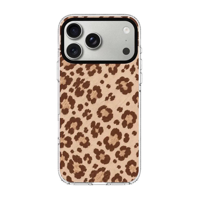 VANILLA LEOPARD-Clear Kılıf MagSafe Özellikli - iPhone 18 Pro Max
