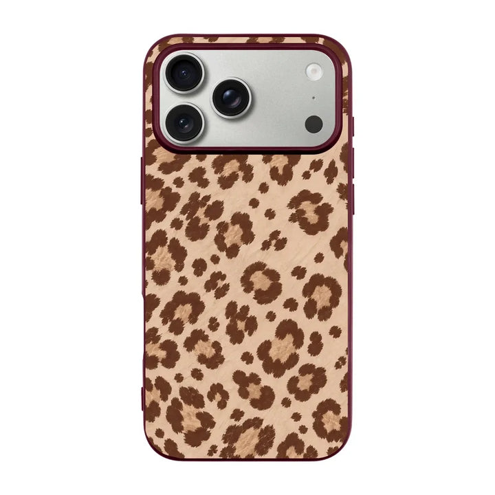 VANILLA LEOPARD-Ultra Silikon Kılıf-iPhone 18 Pro
