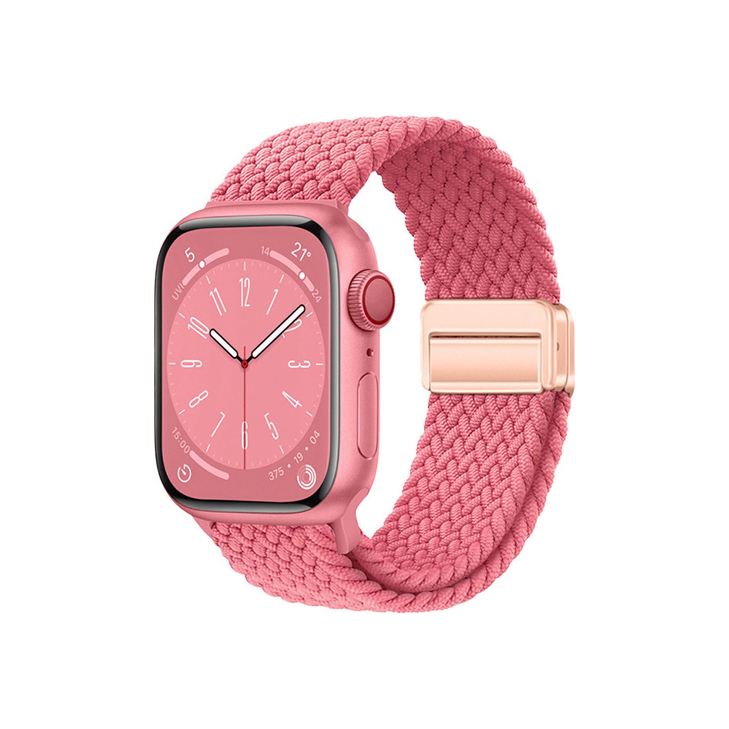Apple Watch Plat Kordon-Pembe