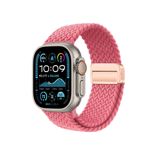Apple Watch Plat Kordon-Pembe