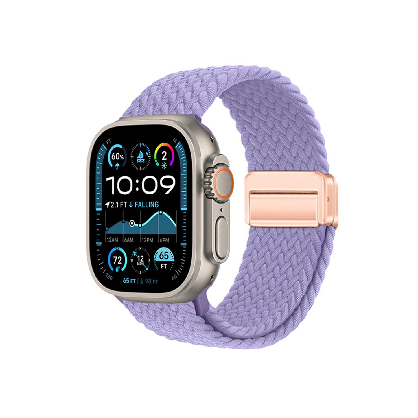 Apple Watch Plat Kordon-Lila