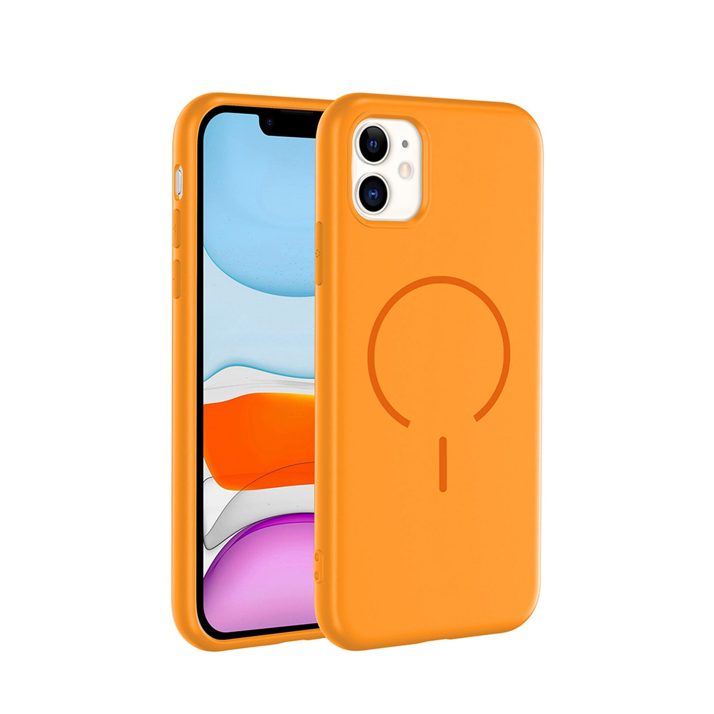 NEW-Tinty Silikon Kılıf MagSafe Özellikli - iPhone 11