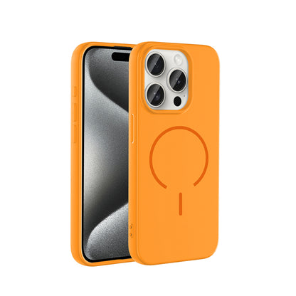 NEW-Tinty Silikon Kılıf MagSafe Özellikli - iPhone 15 Pro Max