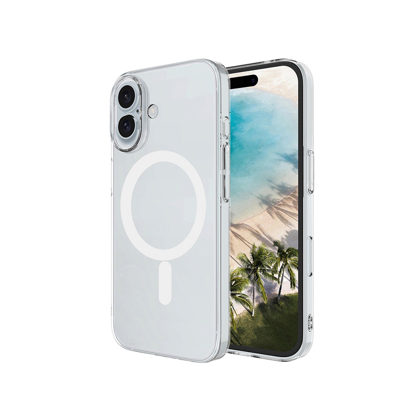 NEW-Crystal Kılıf MagSafe Özellikli - iPhone 16 Plus