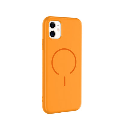 NEW-Tinty Silikon Kılıf MagSafe Özellikli - iPhone 11