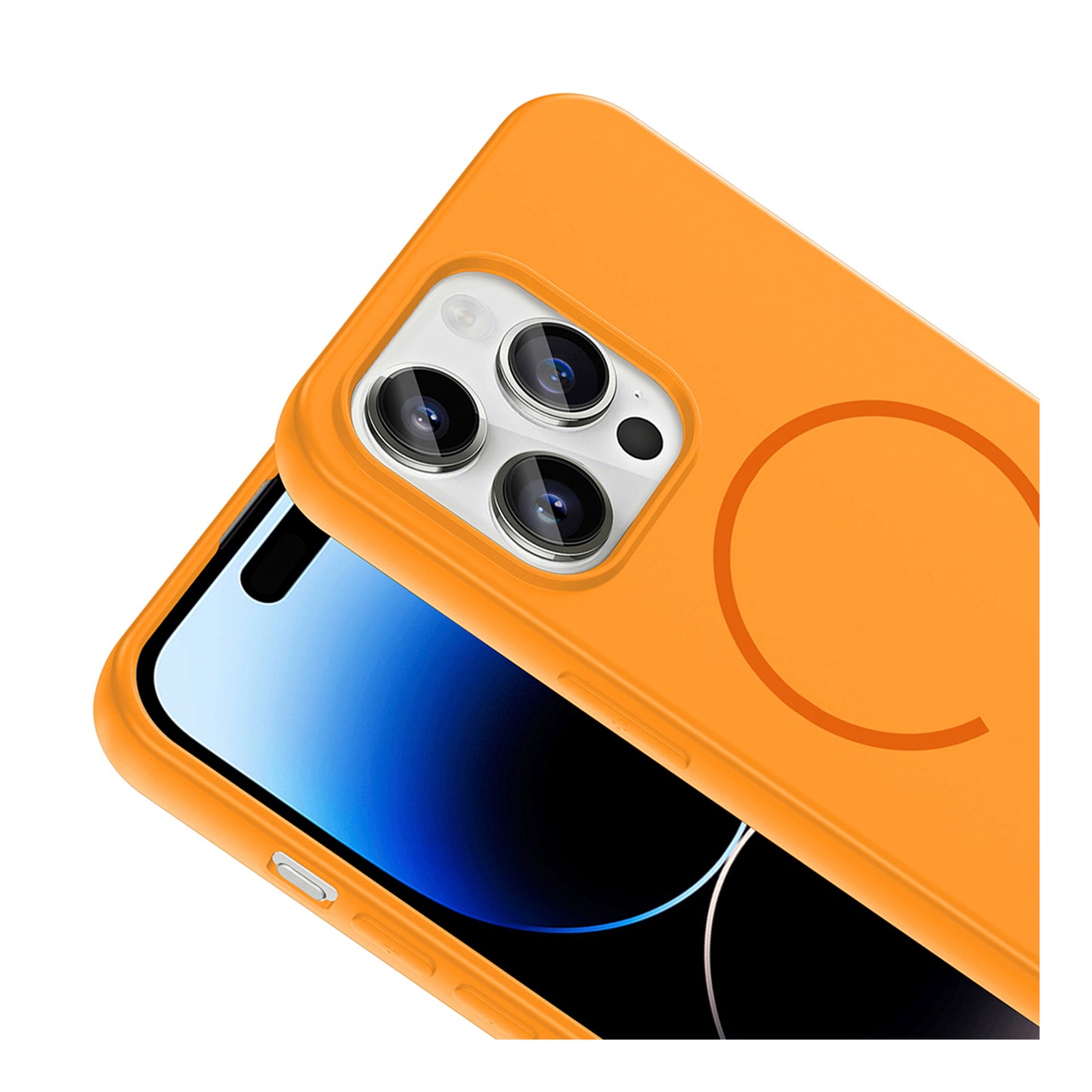 NEW-Tinty Silikon Kılıf MagSafe Özellikli - iPhone 14 Pro Max