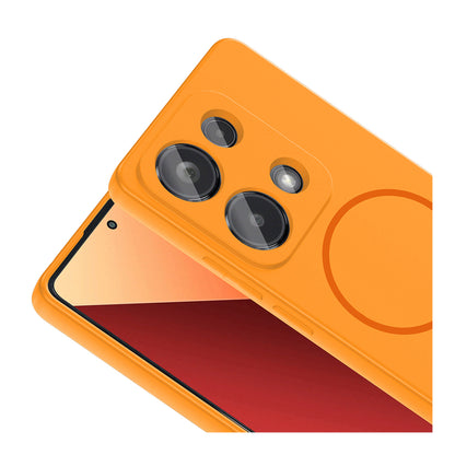NEW-Tinty Silikon Kılıf MagSafe Özellikli - Redmi Note 13 Pro 4G