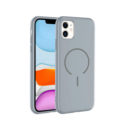 NEW-Tinty Silikon Kılıf MagSafe Özellikli - iPhone 11