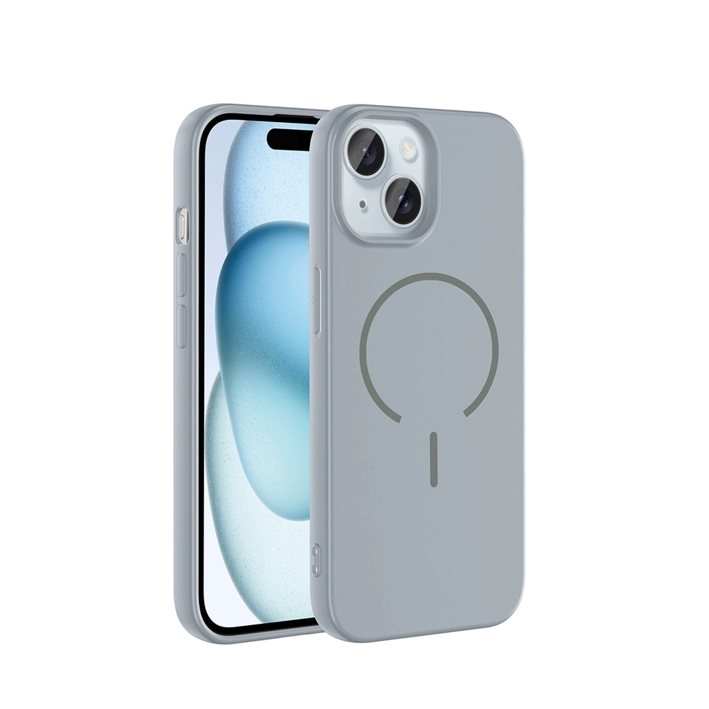 NEW-Tinty Silikon Kılıf MagSafe Özellikli - iPhone 15