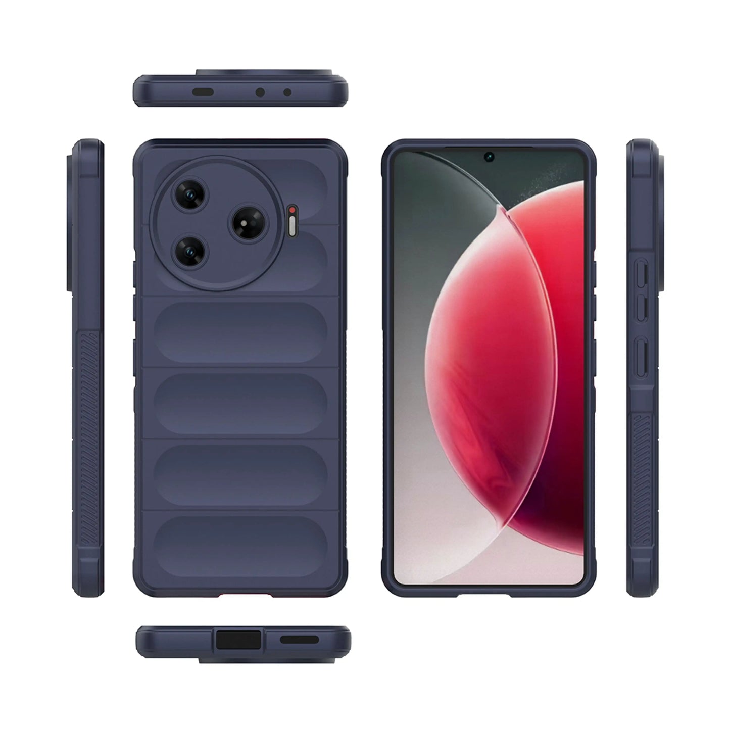 NEW-Ruggy Kılıf - Tecno Spark 30 Pro