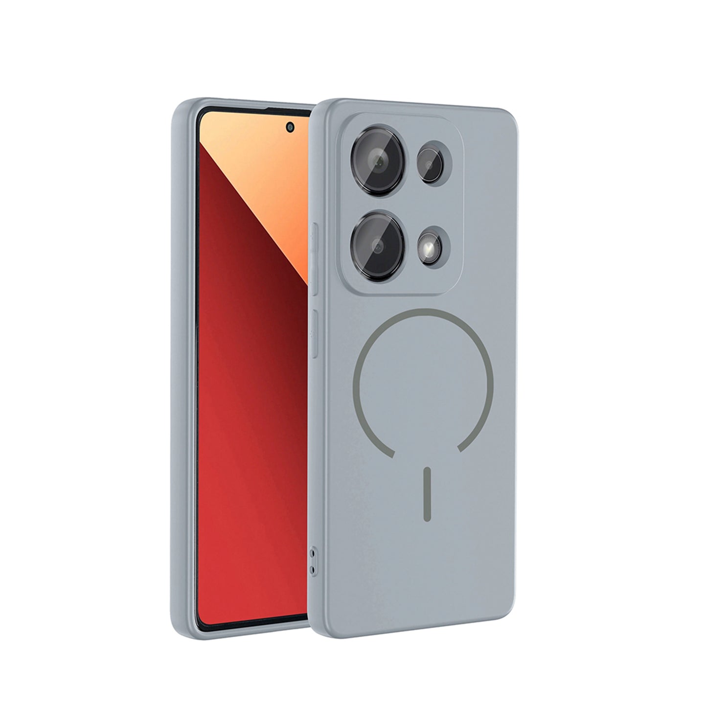 NEW-Tinty Silikon Kılıf MagSafe Özellikli - Redmi Note 13 Pro 4G