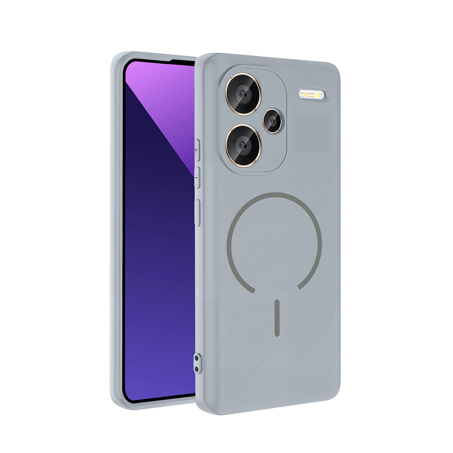 NEW-Tinty Silikon Kılıf MagSafe Özellikli - Redmi Note 13 Pro Plus 5G