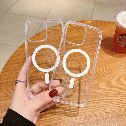NEW-Crystal Kılıf MagSafe Özellikli - iPhone 15 Plus