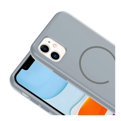 NEW-Tinty Silikon Kılıf MagSafe Özellikli - iPhone 11