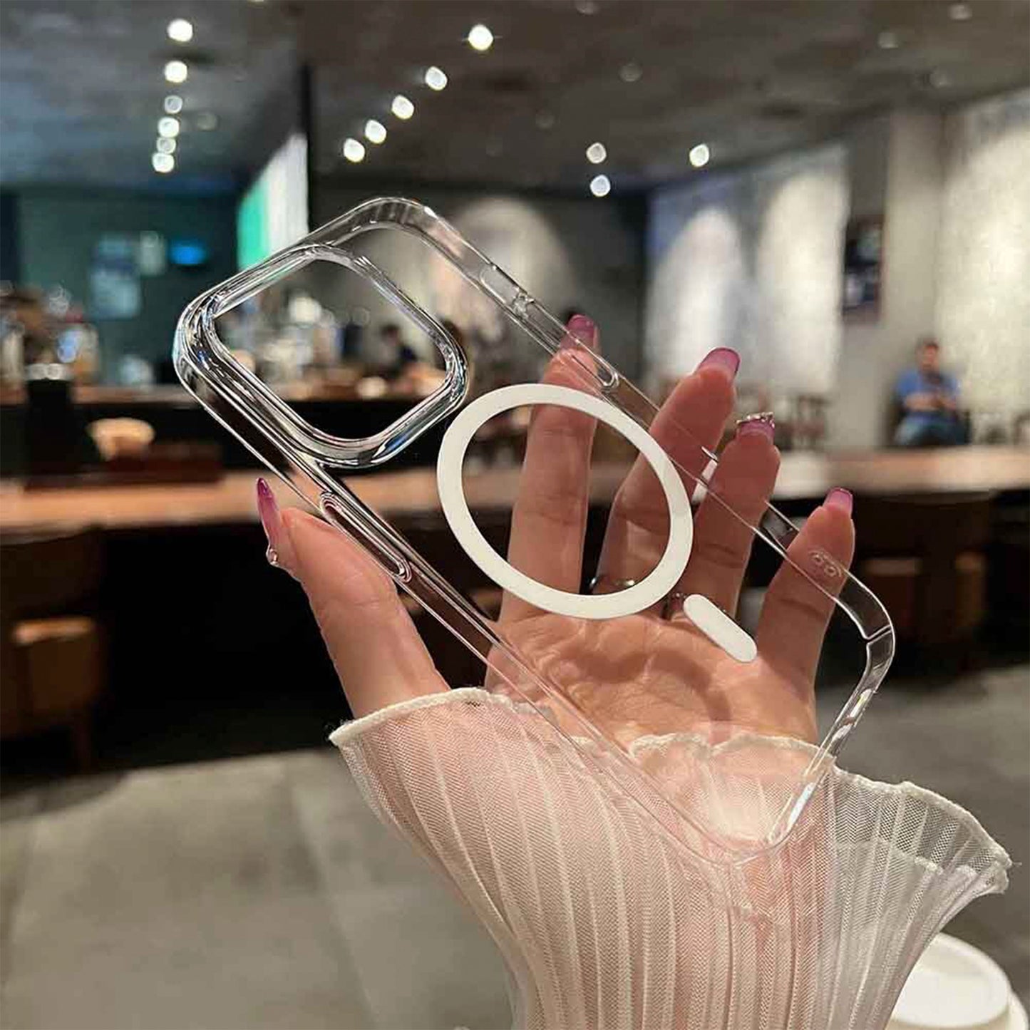 NEW-Crystal Kılıf MagSafe Özellikli - iPhone 14 Plus
