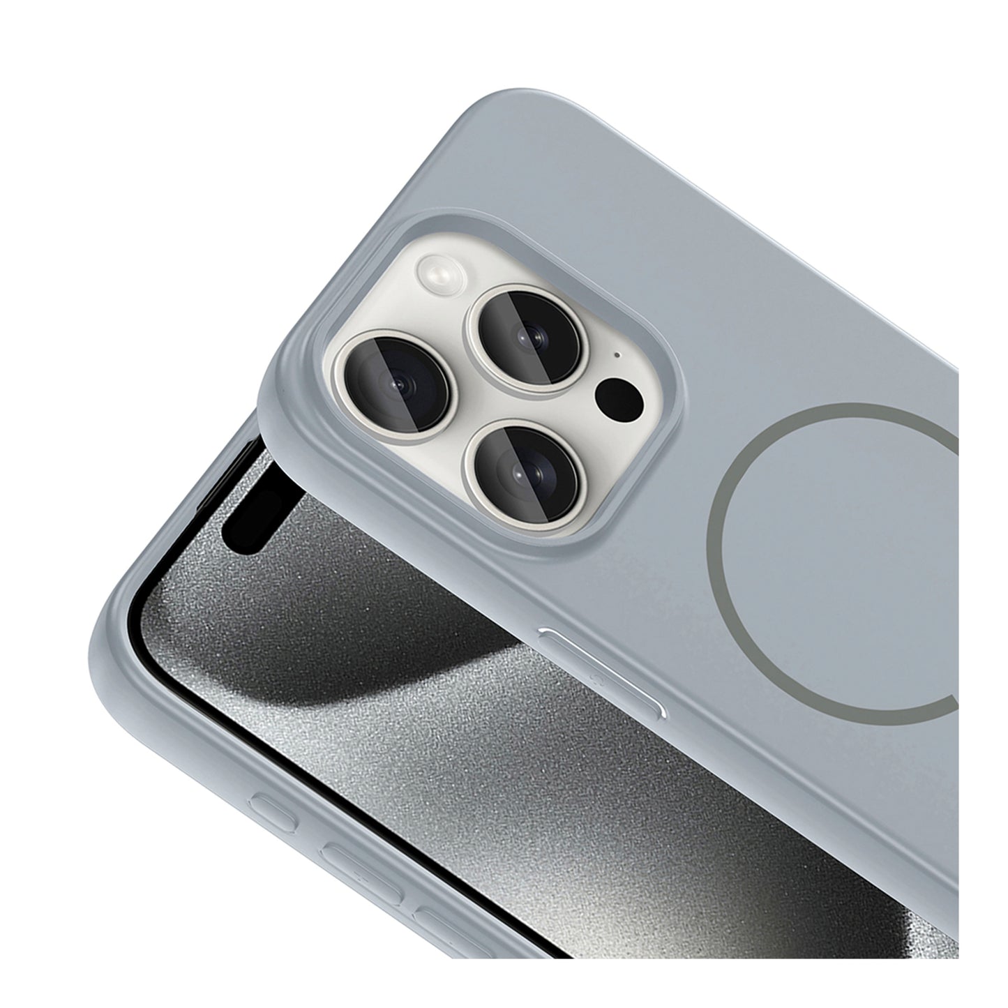 NEW-Tinty Silikon Kılıf MagSafe Özellikli - iPhone 15 Pro Max