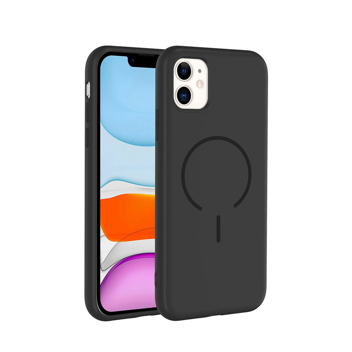 NEW-Tinty Silikon Kılıf MagSafe Özellikli - iPhone 11