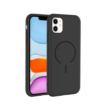 NEW-Tinty Silikon Kılıf MagSafe Özellikli - iPhone 11