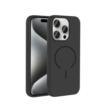 NEW-Tinty Silikon Kılıf MagSafe Özellikli - iPhone 15 Pro Max