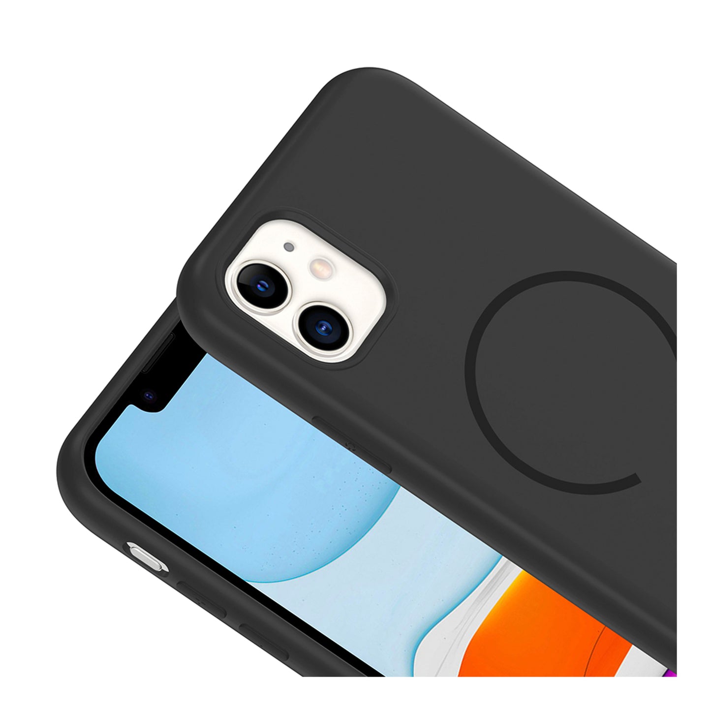 NEW-Tinty Silikon Kılıf MagSafe Özellikli - iPhone 11