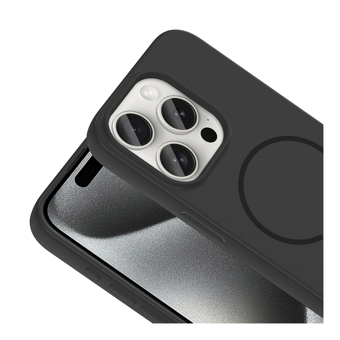 NEW-Tinty Silikon Kılıf MagSafe Özellikli - iPhone 15 Pro