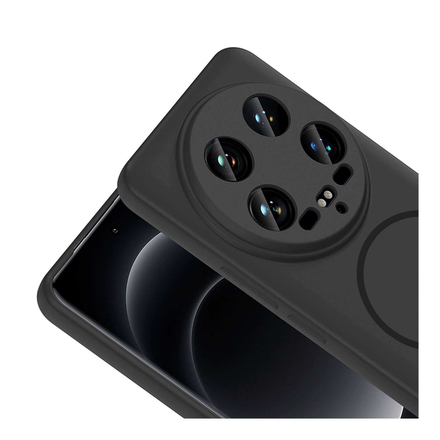 NEW-Tinty Silikon Kılıf MagSafe Özellikli - Xiaomi 14 Ultra