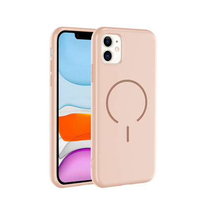 NEW-Tinty Silikon Kılıf MagSafe Özellikli - iPhone 11