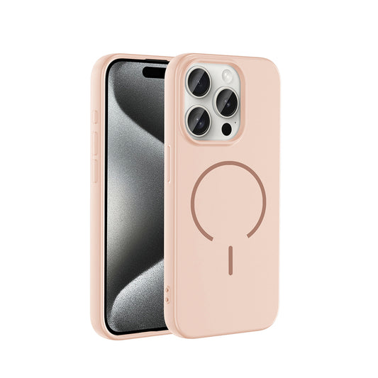 NEW-Tinty Silikon Kılıf MagSafe Özellikli - iPhone 15 Pro