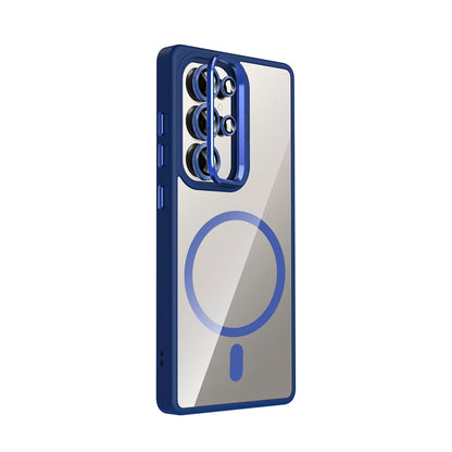 NEW-Lithe Standlı Kılıf MagSafe Özellikli Lens Koruyucu Hediyeli - Galaxy S25