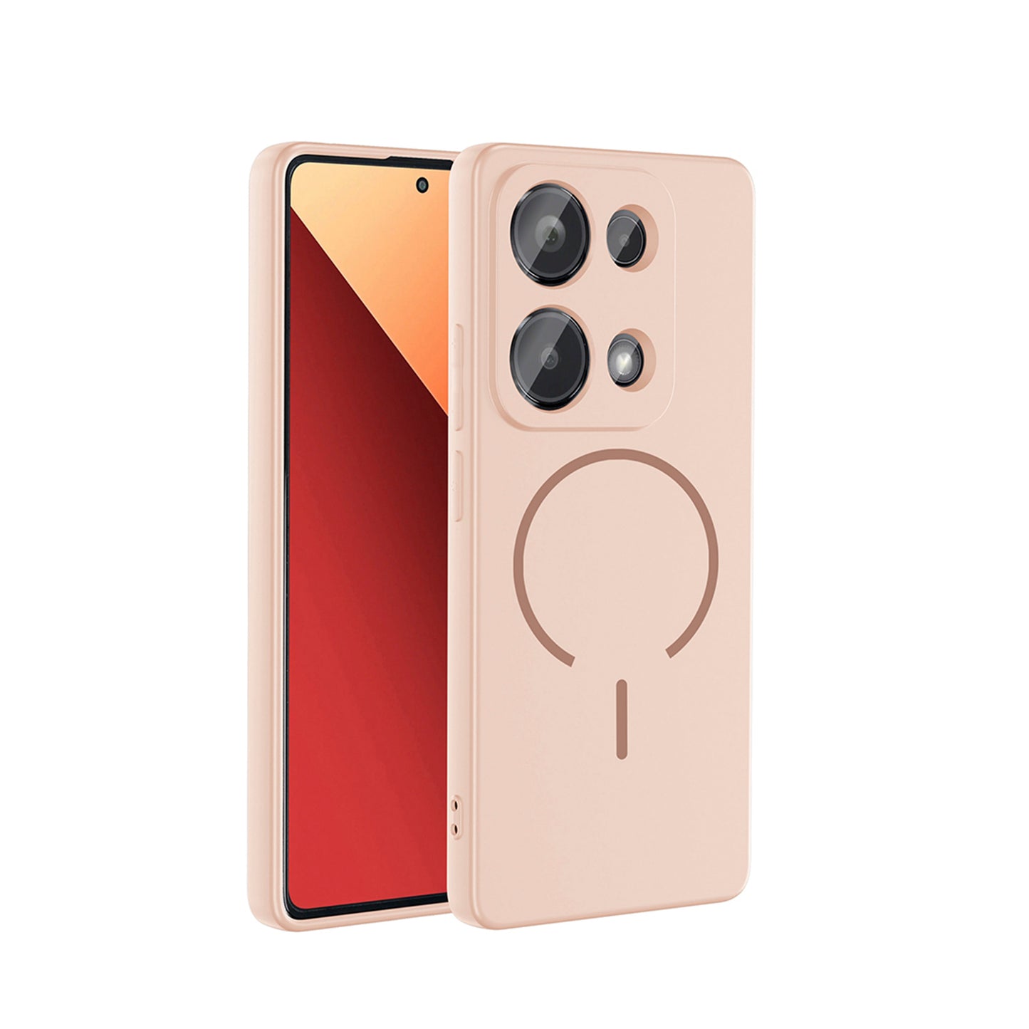 NEW-Tinty Silikon Kılıf MagSafe Özellikli - Redmi Note 13 Pro 4G