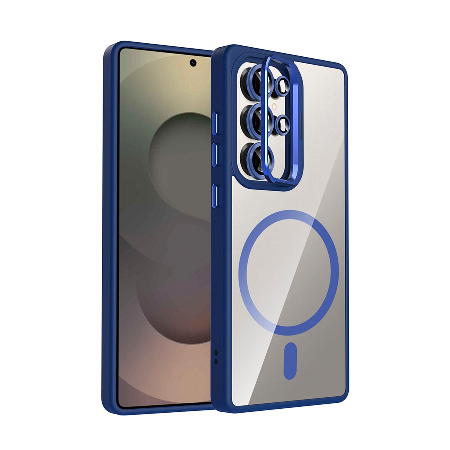 NEW-Lithe Standlı Kılıf MagSafe Özellikli Lens Koruyucu Hediyeli - Galaxy A25