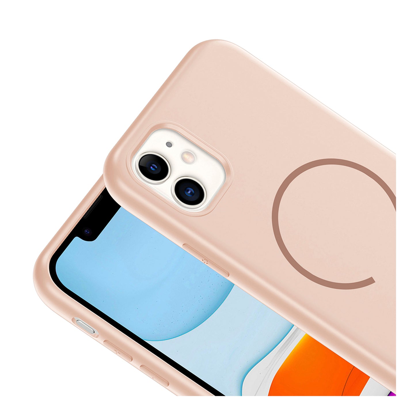 NEW-Tinty Silikon Kılıf MagSafe Özellikli - iPhone 11