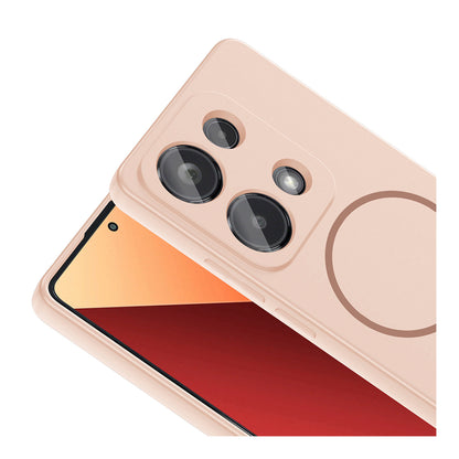 NEW-Tinty Silikon Kılıf MagSafe Özellikli - Redmi Note 13 Pro 4G