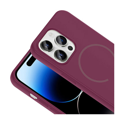 NEW-Tinty Silikon Kılıf MagSafe Özellikli - iPhone 14 Pro Max